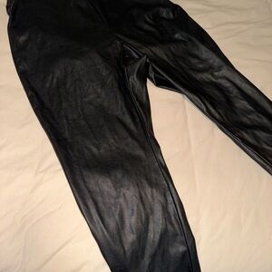 Old Navy Black Faux Leather Pants